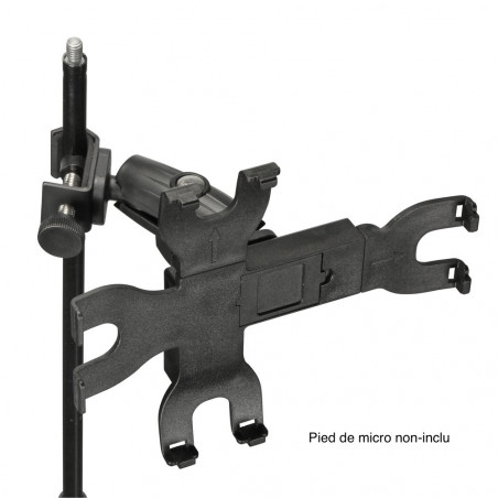 Adam Hall Stands SMS 14 PRO -  Support pied de micro pour iPad