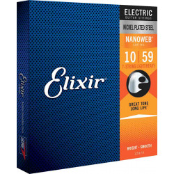 Elixir Nanoweb 12074 - Jeu de cordes light heavy guitare électrique 7 cordes - 10/59