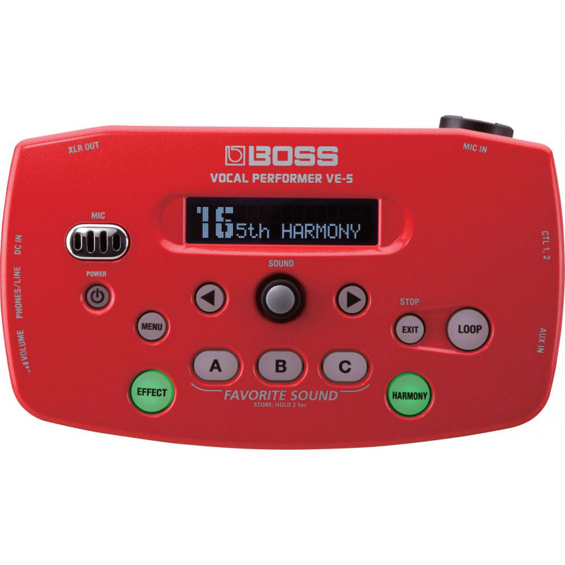 Boss VE-5 Vocal Perfomer - rouge