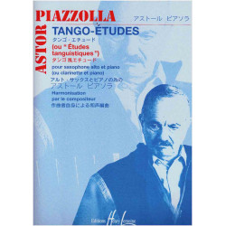 Tango Etudes - Astor Piazzolla - Saxophone alto ou clarinette
