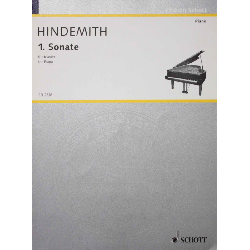 Sonate 1. La - Hindemith - Piano