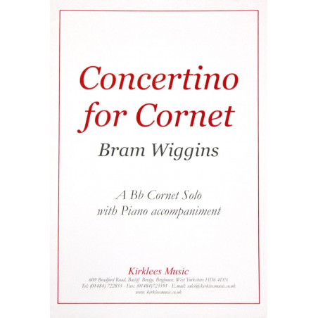 Concertino for Cornet - Bram Wiggins - Cornet