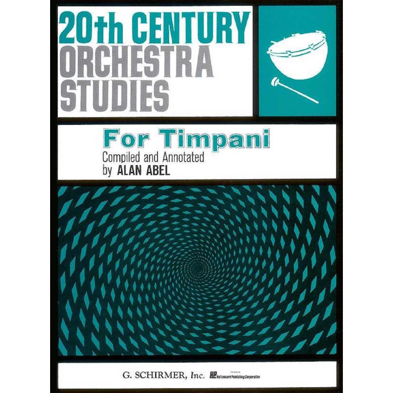 Orchestra studies for timpani - Alan Abel - Timbales