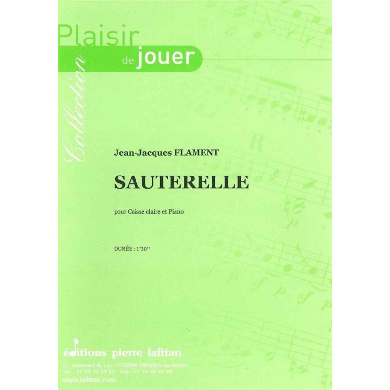 Sauterelle - JJ Flament - Caisse claire et piano