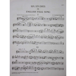 Six Studies in english folk song I - R. Vaughan Williams - saxophone Eb