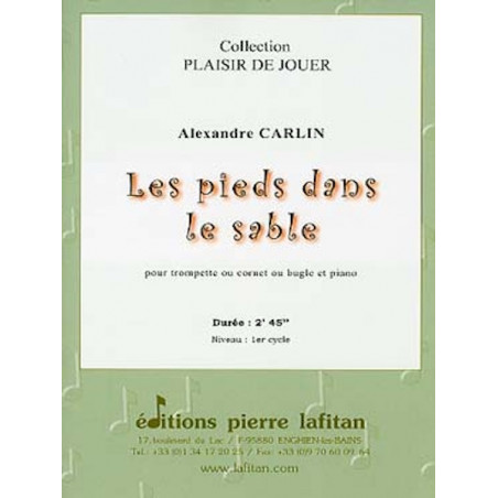 Les pieds dans Le sable - Alexandre Carlin - Trompette et piano
