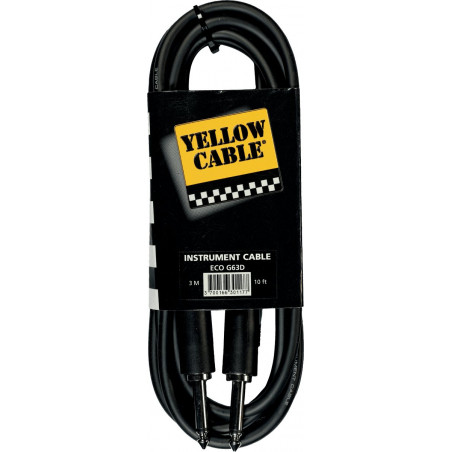 Yellow Cable G63D - Câble Jack/Jack Ergoflex 3m