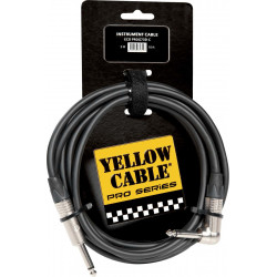 Yellow Cable PROG73D-C - Câble Jack coudé/Jack Neutrik 3m