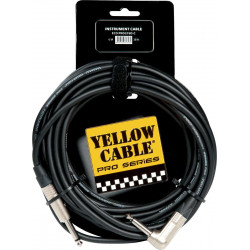 Yellow Cable PROG76D-C - Câble Jack coudé/Jack Neutrik 6m
