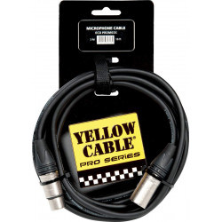 Yellow Cable  PROM03X - Câble XLR mâle/XLR femelle Neutrik 3m