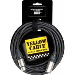 Yellow Cable  PROM06X - Câble  XLR mâle/XLR femelle Neutrik 6m