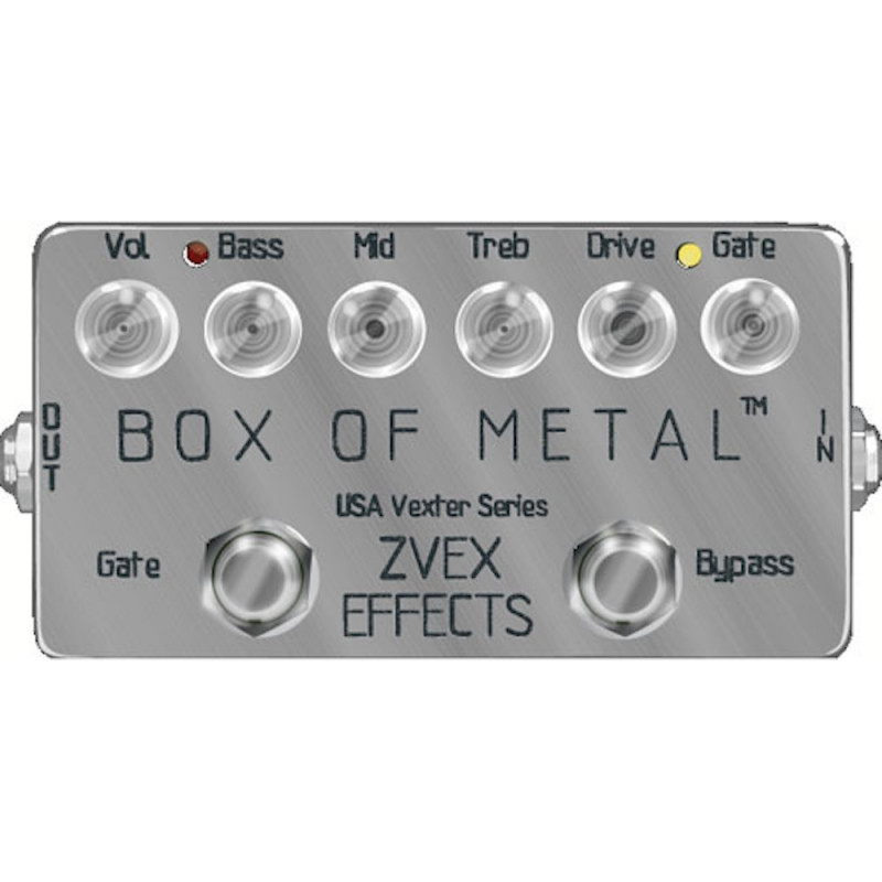 Zvex Effects Box Of Metal USA Vexter - Distorsion guitare