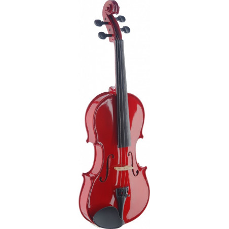 STAGG VN4/4-TR - Violon 4/4 rouge + soft-case standard