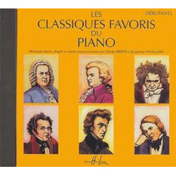 CD Les Classiques favoris du piano Vol.débutants - Charles Hervé et Jacqueline Pouillard