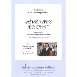 Sérénade de chat - Violon avec accompagnement de piano - Claude-Henry Joubert