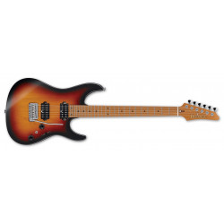 Ibanez AZ2402-TFF Prestige - Tri Fade Burst Flat - Guitare électrique (+ étui)