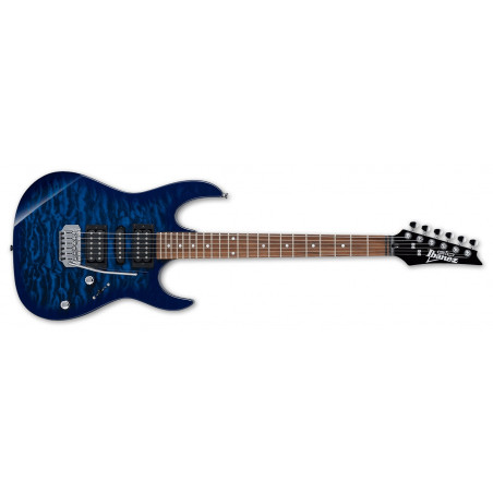Ibanez GRX70QA-TBB - Transparent Blue burst - Guitare électrique