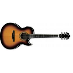 Ibanez Joe Satriani JSA20-VB - Vintage Burst - Guitare électro acoustique (+ étui)