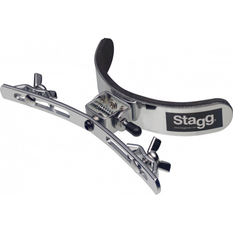 Stagg ML282 - Appui de jambe deluxe pour grosse caisse de défilé