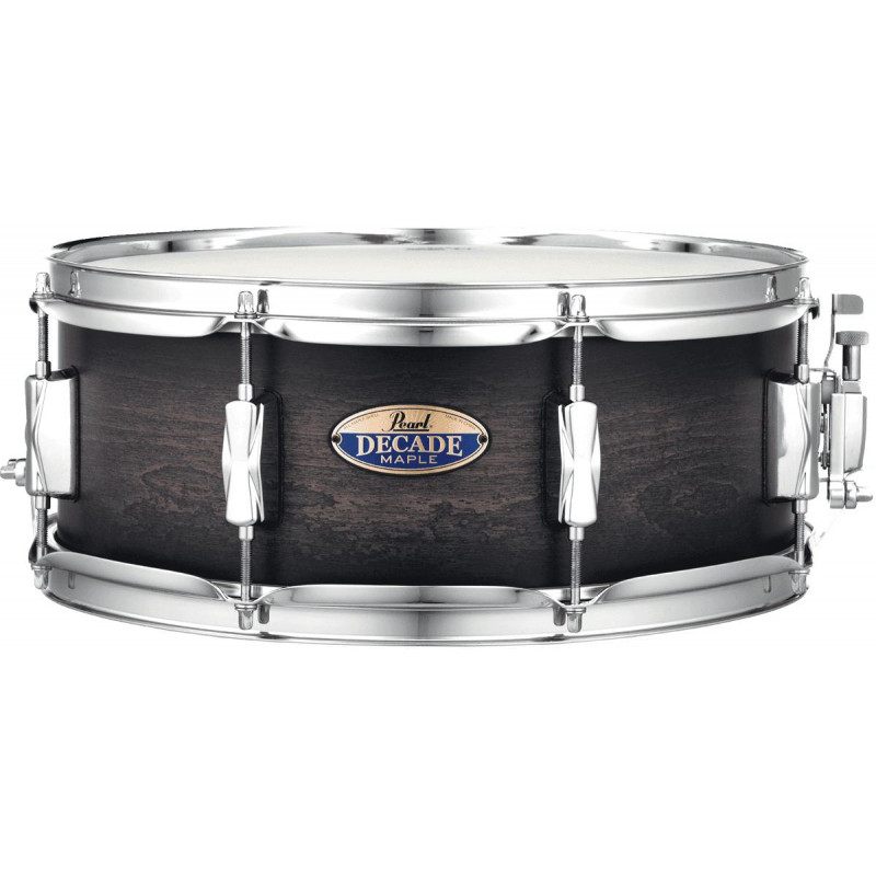 Pearl DMP1455SC-262 - Caisse claire série Decade Maple - Satin Black Burst 14x5.5"