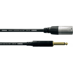 Cordial CCM7.5MP - Câble microphone XLR mâle-Jack mâle mono 7.5 m