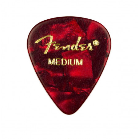 1 Médiator Fender 351 - Médium - Red Moto
