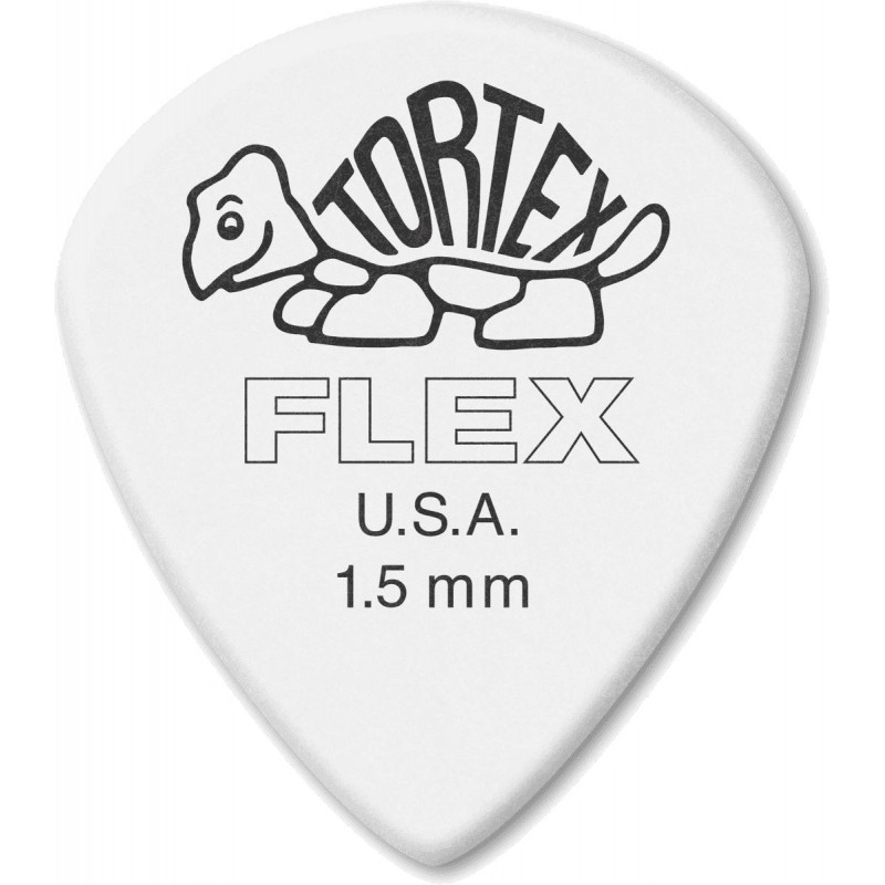Dunlop 466P150 - 12 médiators Tortex Flex Jazz III XL - 1.50 mm