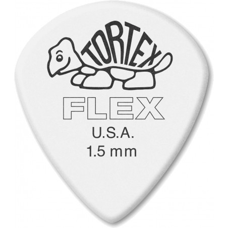 Dunlop 466R150 - Médiator Tortex Flex Jazz III XL - 1.50 mm