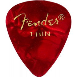 1 Médiator Fender 351 - Fin - Red Moto