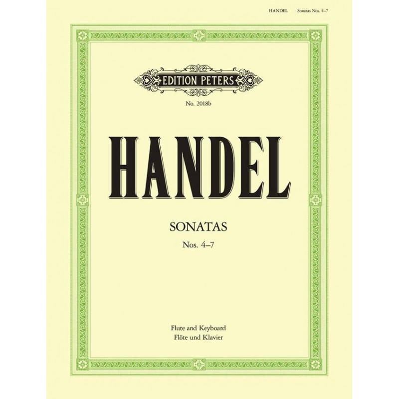Sonatas N° 4 -7 - Haendel - Flûte traversière et piano