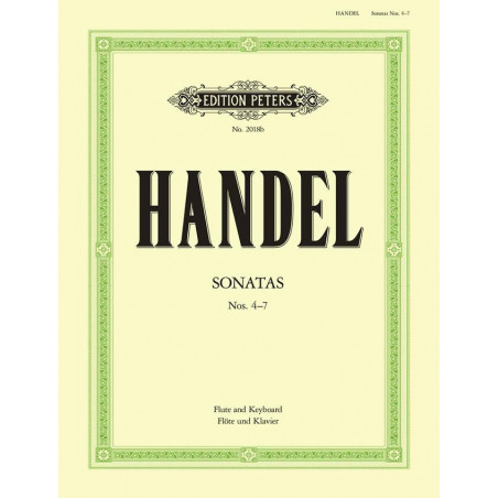 Sonatas N° 4 -7 - Haendel - Flûte traversière et piano