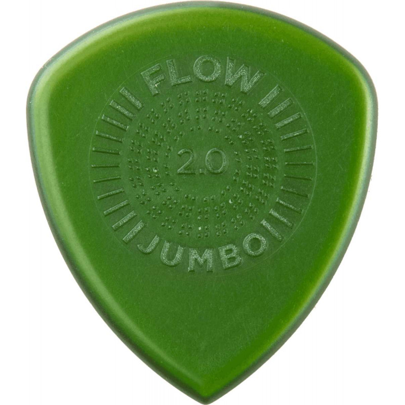 Dunlop 547P200 - 3 médiators Flow Jumbo Grip - 2.00 mm