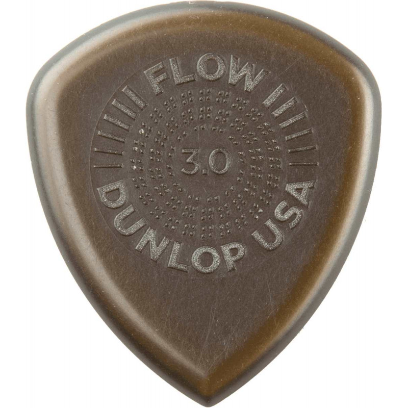 Dunlop 547P300 - 3 médiators Flow Jumbo Grip - 3.00 mm
