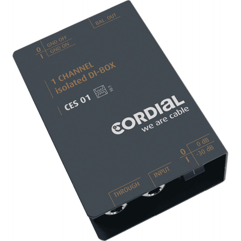 Cordial CES01 - Boîte de direct passive 1 canal