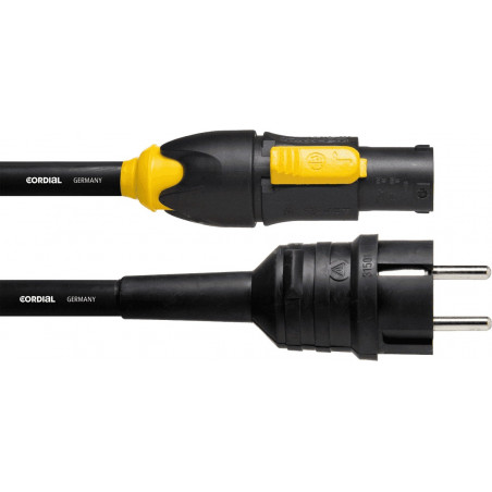 Cordial CFCA1.5S-TRUE1 - Câble d'alimentation Powercon-Schuko 1.5 m