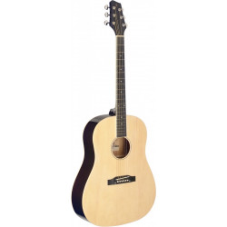 STAGG  SA35 DS-N  - Guitare acoustique Dreadnought, modèle 4/4 Naturelle