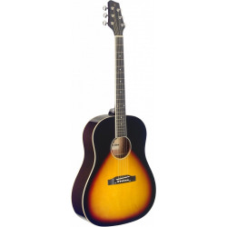 STAGG  SA35 DS-VS  - Guitare acoustique Dreadnought, modèle 4/4 Sunburst