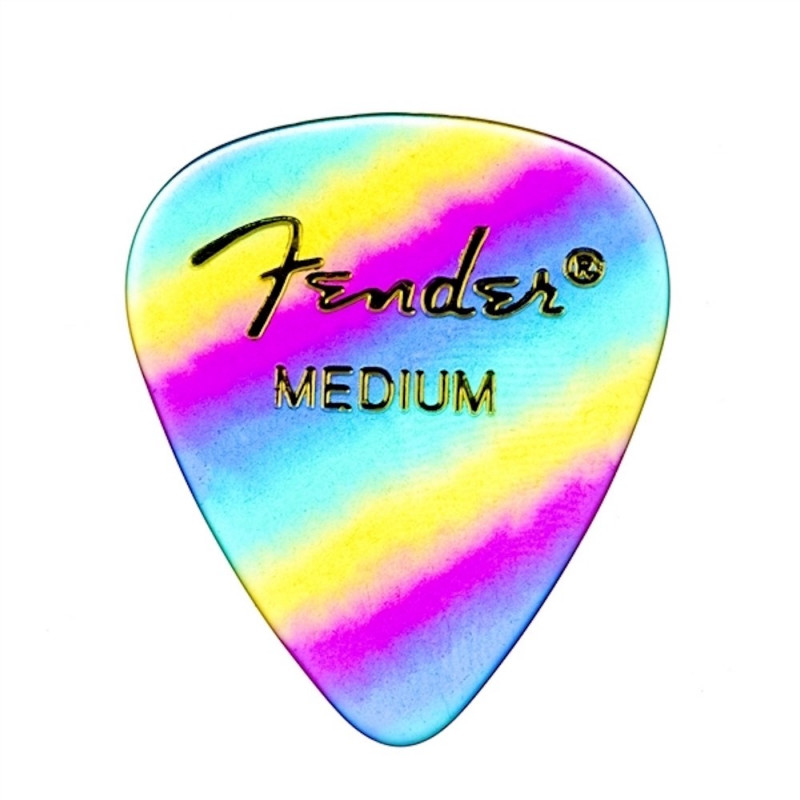 Fender 351 Green Moto medium médiator