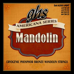 GHS A255 - Jeu de cordes Americana Mandoline - Light 10-38