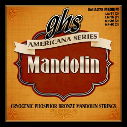 GHS A275 - Jeu de cordes Americana Mandoline - Medium 11-40