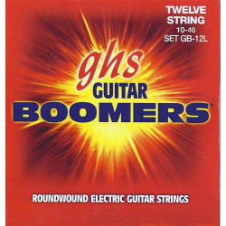 GHS GB-12L - Jeu de 12 cordes Boomers guitare électrique - Light 10-46