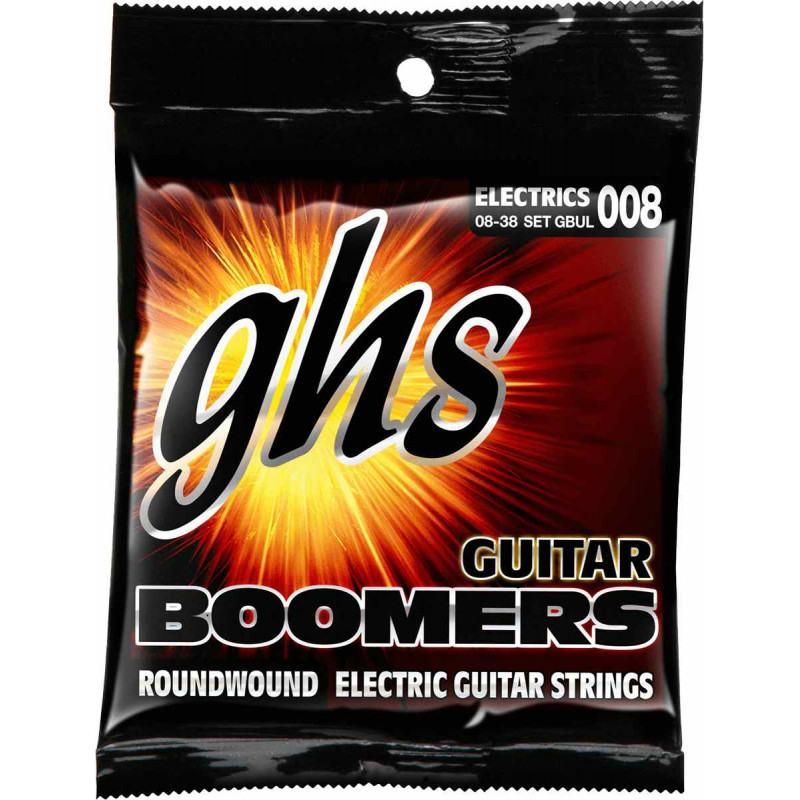 GHS GBUL - Jeu de cordes Boomers guitare électrique - Ultra Light 08-38