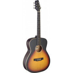 Stagg SA35 A-VS LH - Guitare auditorium avec table en tilleul, sunburst, modèle gaucher