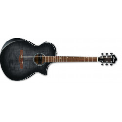 Ibanez AEWC400-TKS Transparent Black Sunburst - Guitare électro acoustique