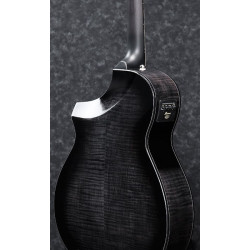 Ibanez AEWC400-TKS Transparent Black Sunburst - Guitare électro acoustique