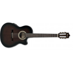 Ibanez GA35TCE-DVS Dark Violin Sunburst brillante - Guitare classique électro