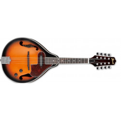 Ibanez M510E-BS Brown Sunburst brillante - Mandoline style A électro