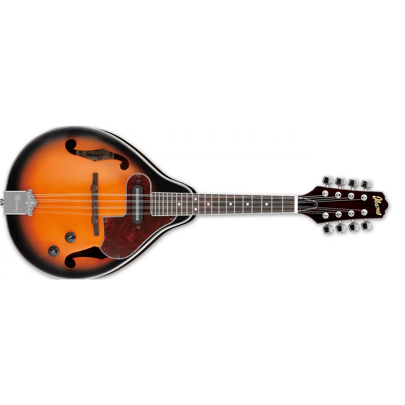 Ibanez M510E-BS Brown Sunburst brillante - Mandoline style A électro