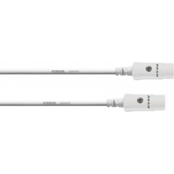 Cordial CFD6AA-SNOW - Câble MIDI 2x DIN 5 points 6 m blanc