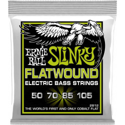 Ernie Ball 2812 - Jeu de cordes basse Regular Slinky Flatwound- 50-105